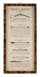DOUBLE-SIDED ADVERTISEMENT FOR