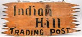 DOUBLE SIDED ANTIQUE SIGN, MID