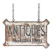 DOUBLE-SIDED ANTIQUES TRADE SI