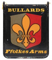 DOUBLE-SIDED BRITISH PUB SIGN