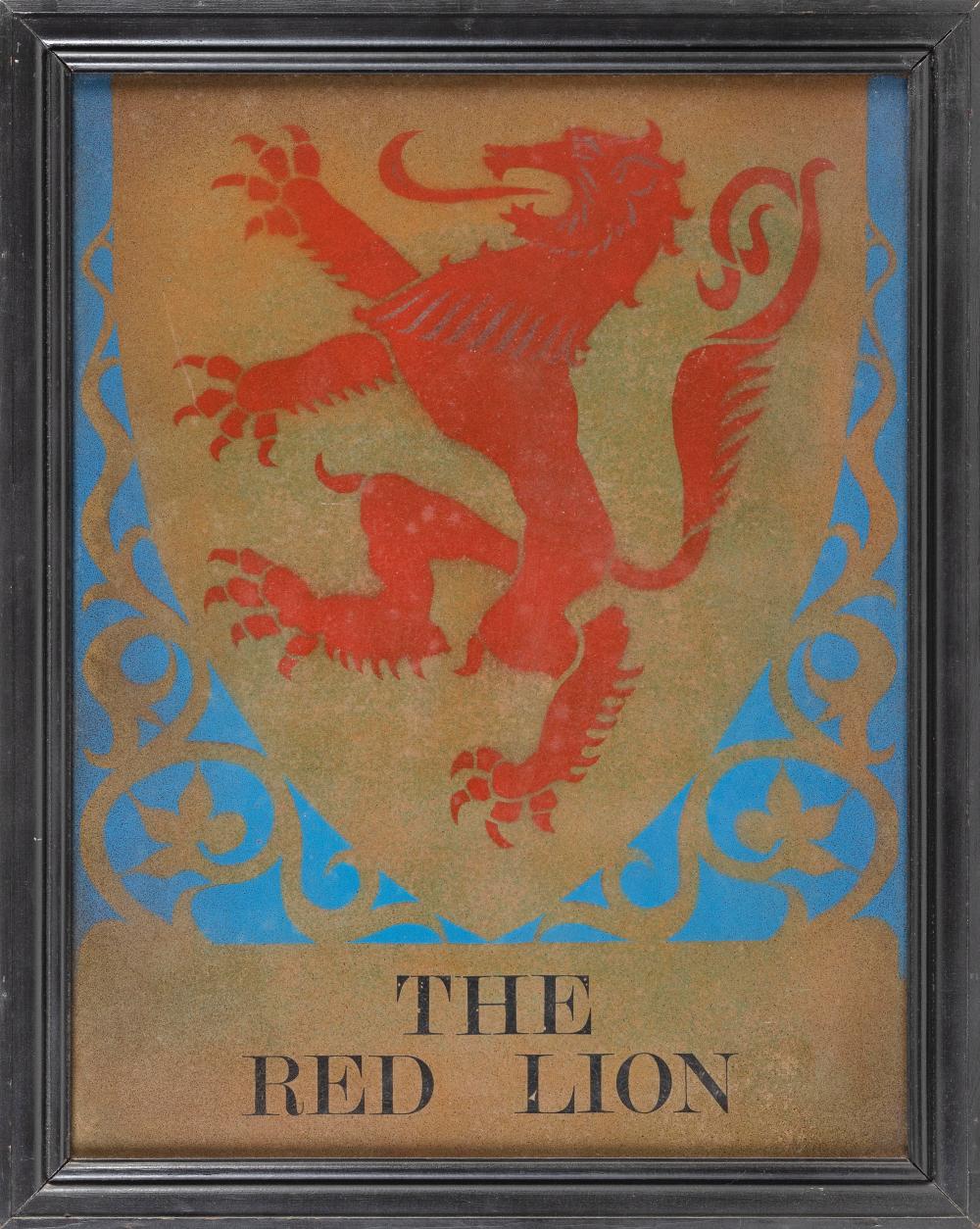 DOUBLE-SIDED ENGLISH PUB SIGN