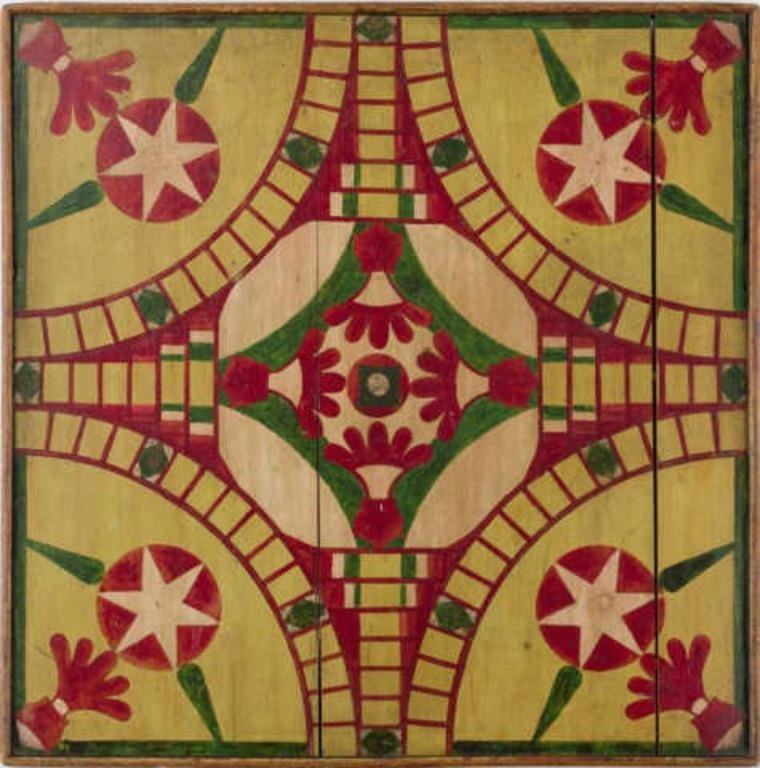 DOUBLE-SIDED PARCHEESI GAMEBOARDA