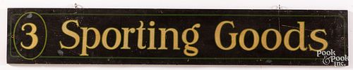 DOUBLE-SIDED PINE SPORTING GOODS