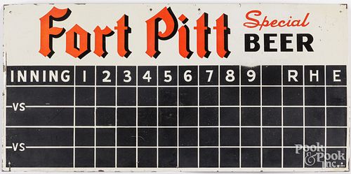 DOUBLE-SIDED TIN LITHOGRAPH
