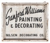 DOUBLE-SIDED TRADE SIGN MID-20