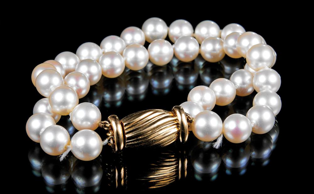 DOUBLE STRAND 7.5 MM. CULTURED
