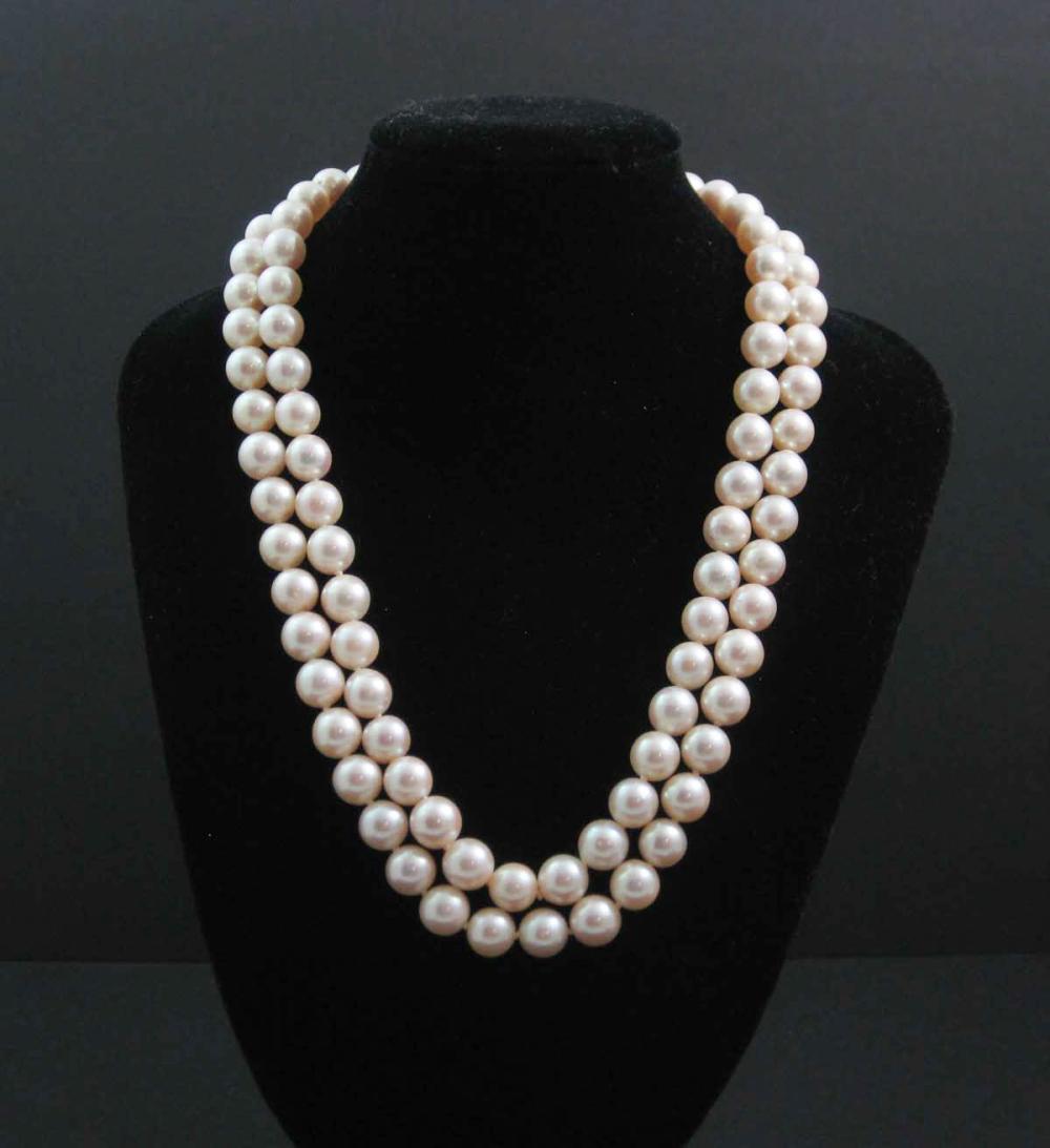 DOUBLE STRAND CULTURED PEARL