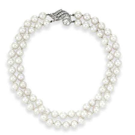 Double Strand Cultured Pearl