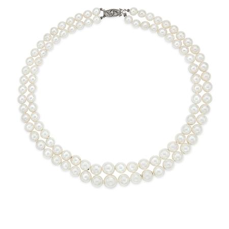 Double Strand Cultured Pearl