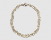 DOUBLE STRAND NATURAL PEARL NE