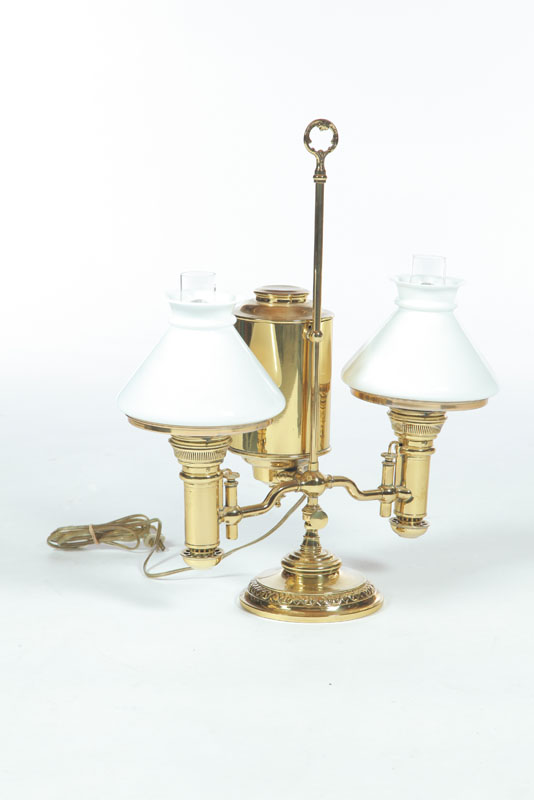 DOUBLE STUDENT LAMP.  American 