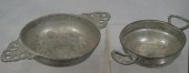Double tab handle pewter porri