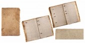 DOUBLE WHALING JOURNAL FROM TH