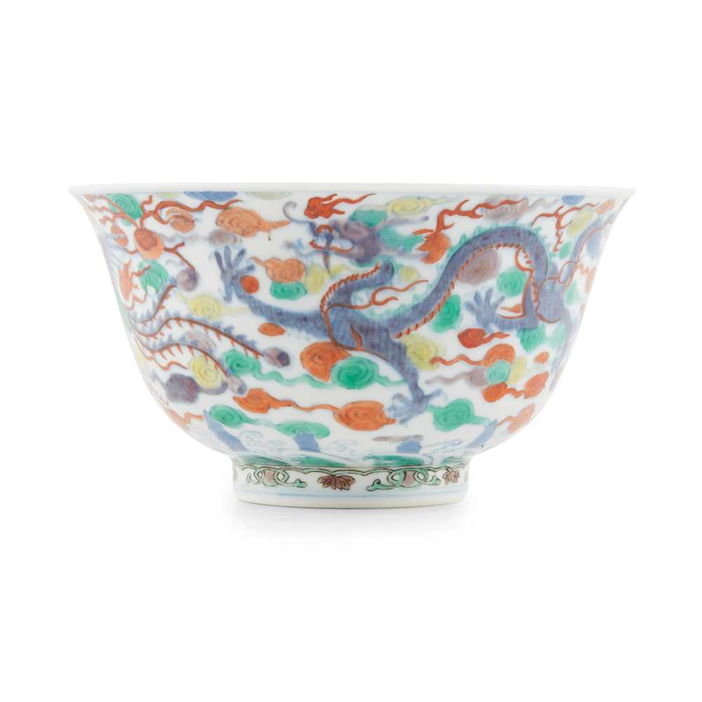 DOUCAI 'DRAGON AND PHOENIX' BOWL