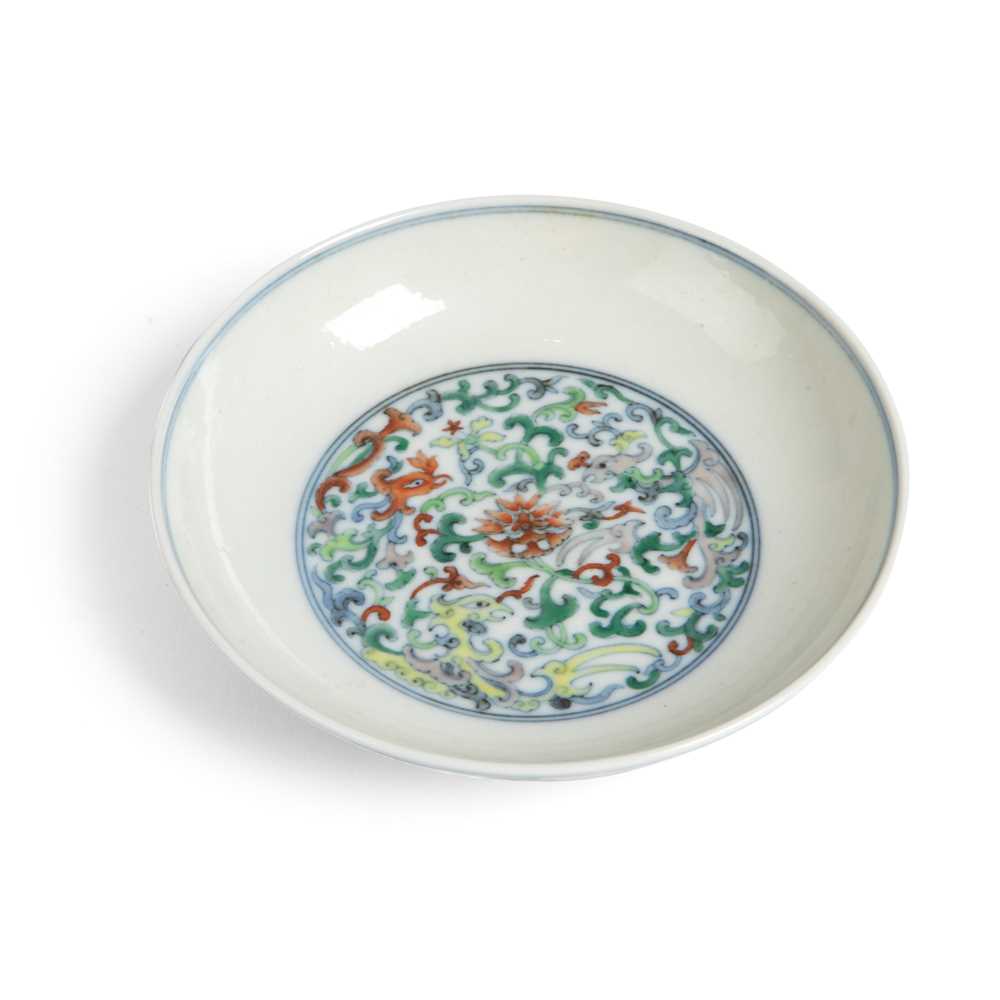 DOUCAI 'PHOENIX' DISH YONGZHENG