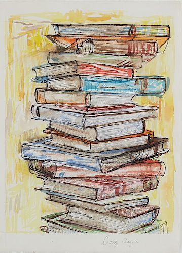 DOUG ARGUE BOOKS WATERCOLORDoug