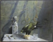 DOUG COFFEY OIL ON CANVAS "TAK