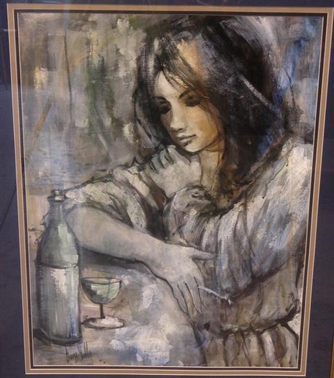 Doug Shelly, American, 20th c, o/c,