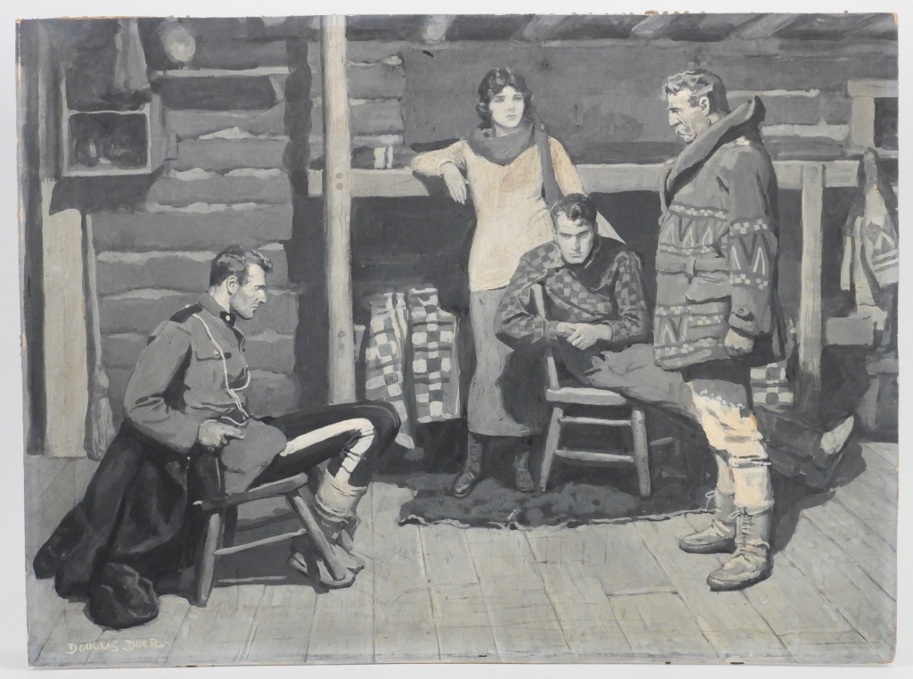 DOUGLAS DUER INTERIOR GENRE SCENE