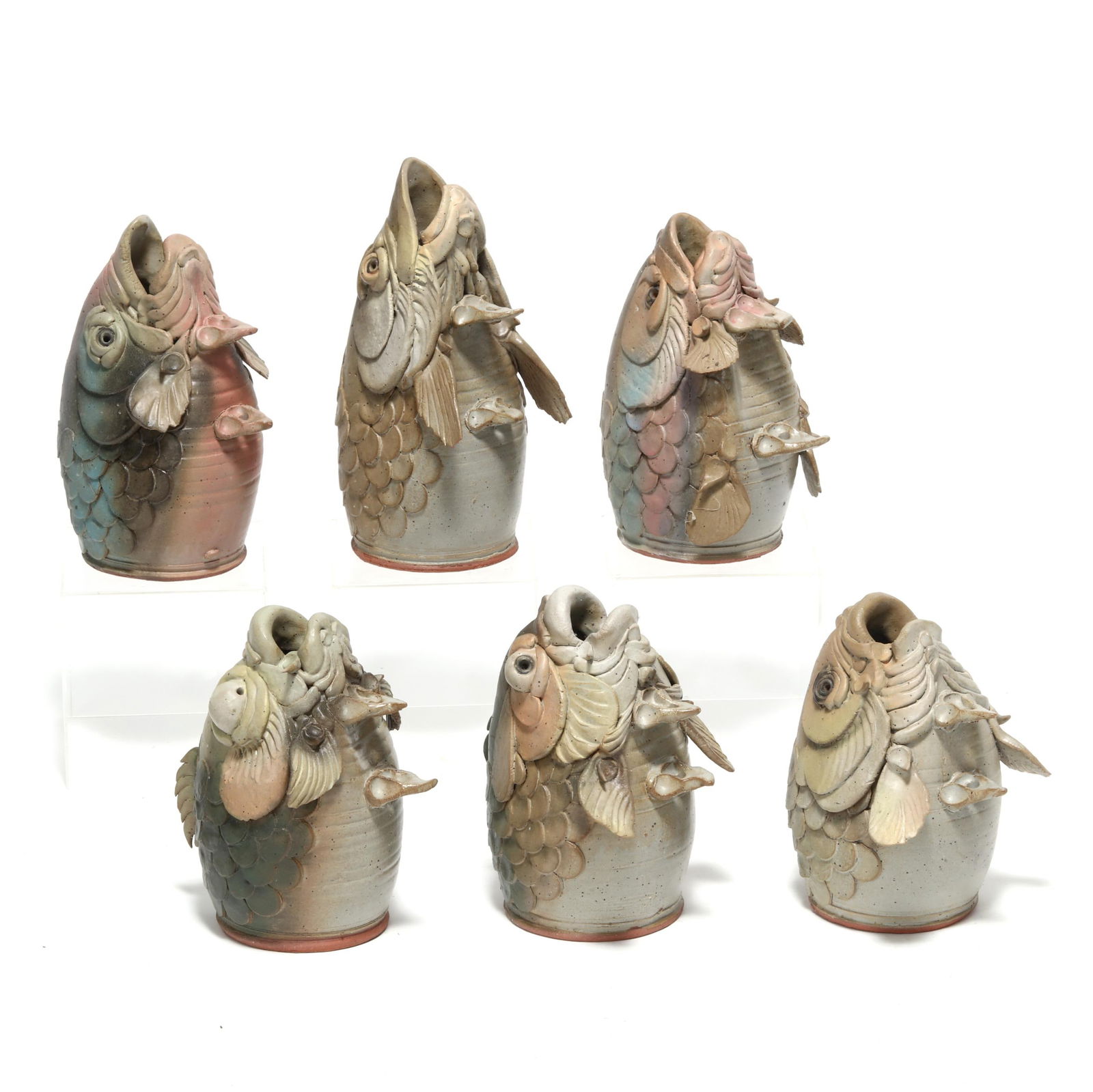 DOUGLAS FEY, SIX WHIMSICAL FISH