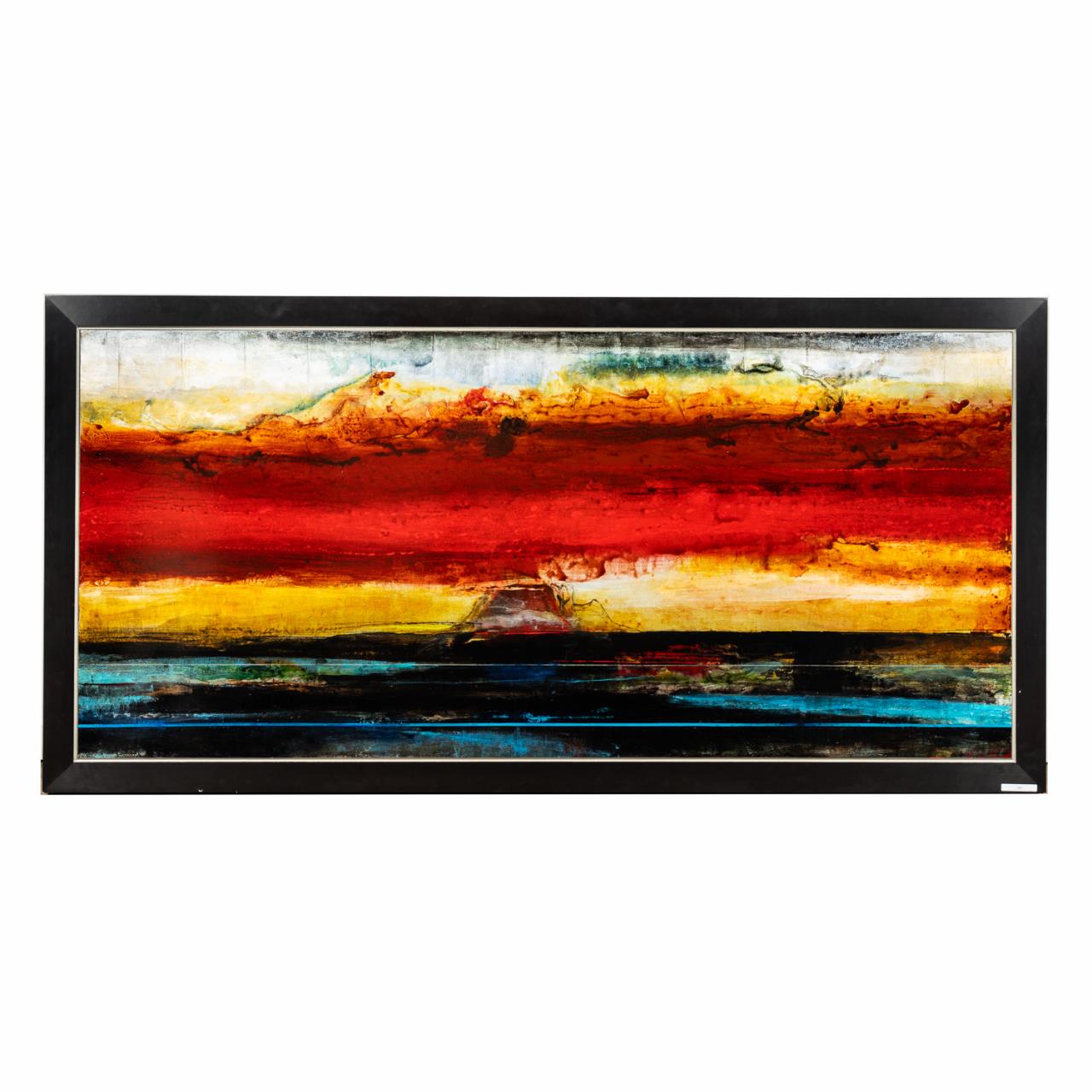 DOUGLAS, LARGE ABSTRACT MIXED MEDIA