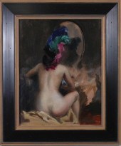 DOUGLASS PARSHALL OIL ON BOARD