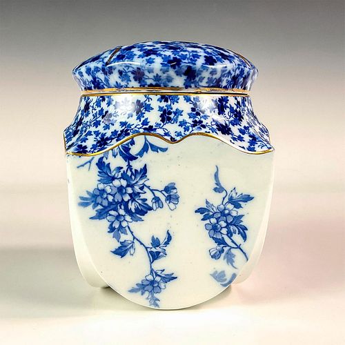 DOULTON BURSLEM BISCUIT JAR, BLUE