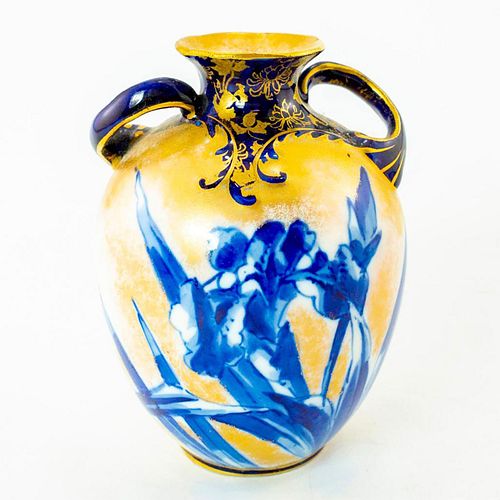 DOULTON BURSLEM, COBALT BLUE AND