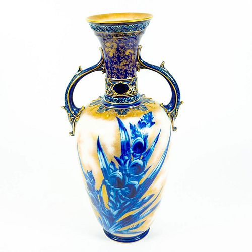 DOULTON BURSLEM, COBALT BLUE AND