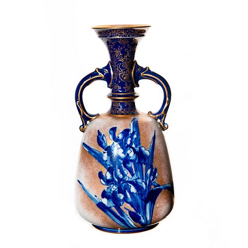 DOULTON BURSLEM DOUBLE HANDLED BLUE