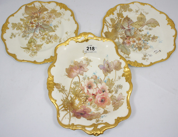 Doulton Burslem Floral 2 Handled