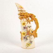 DOULTON BURSLEM FLORAL PITCHER