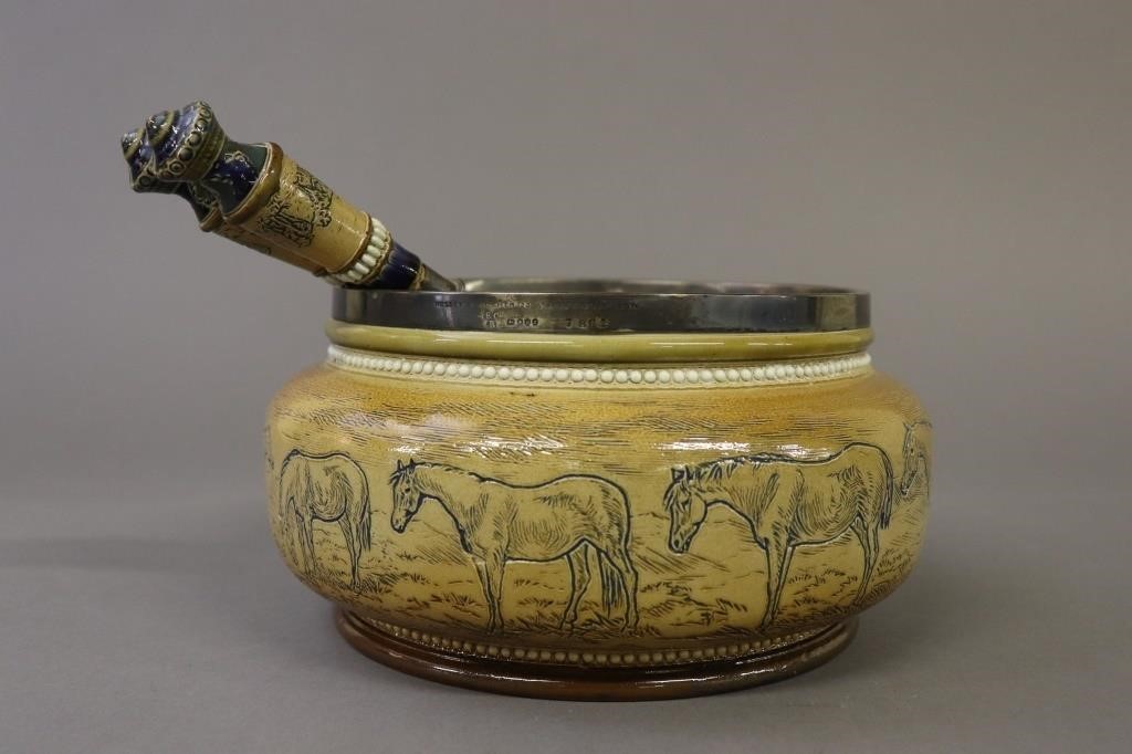 Doulton Lambeth bowl with incised