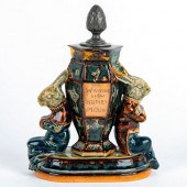 DOULTON LAMBETH FIGURAL VASE,