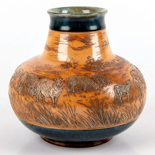 DOULTON LAMBETH HANNAH BARLOW VASE,