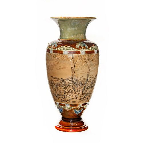 DOULTON LAMBETH HANNAH BARLOW VASE,
