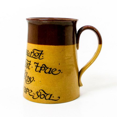DOULTON LAMBETH STONEWARE MOTTO