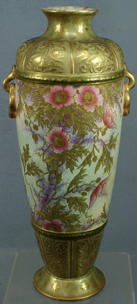 Doulton porcelain floral and gilt