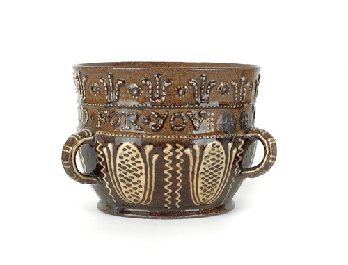 Doulton slip decorated tyg by