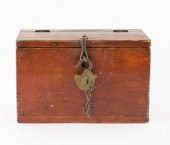 DOVETAILED PINE TACK BOX CA. 1