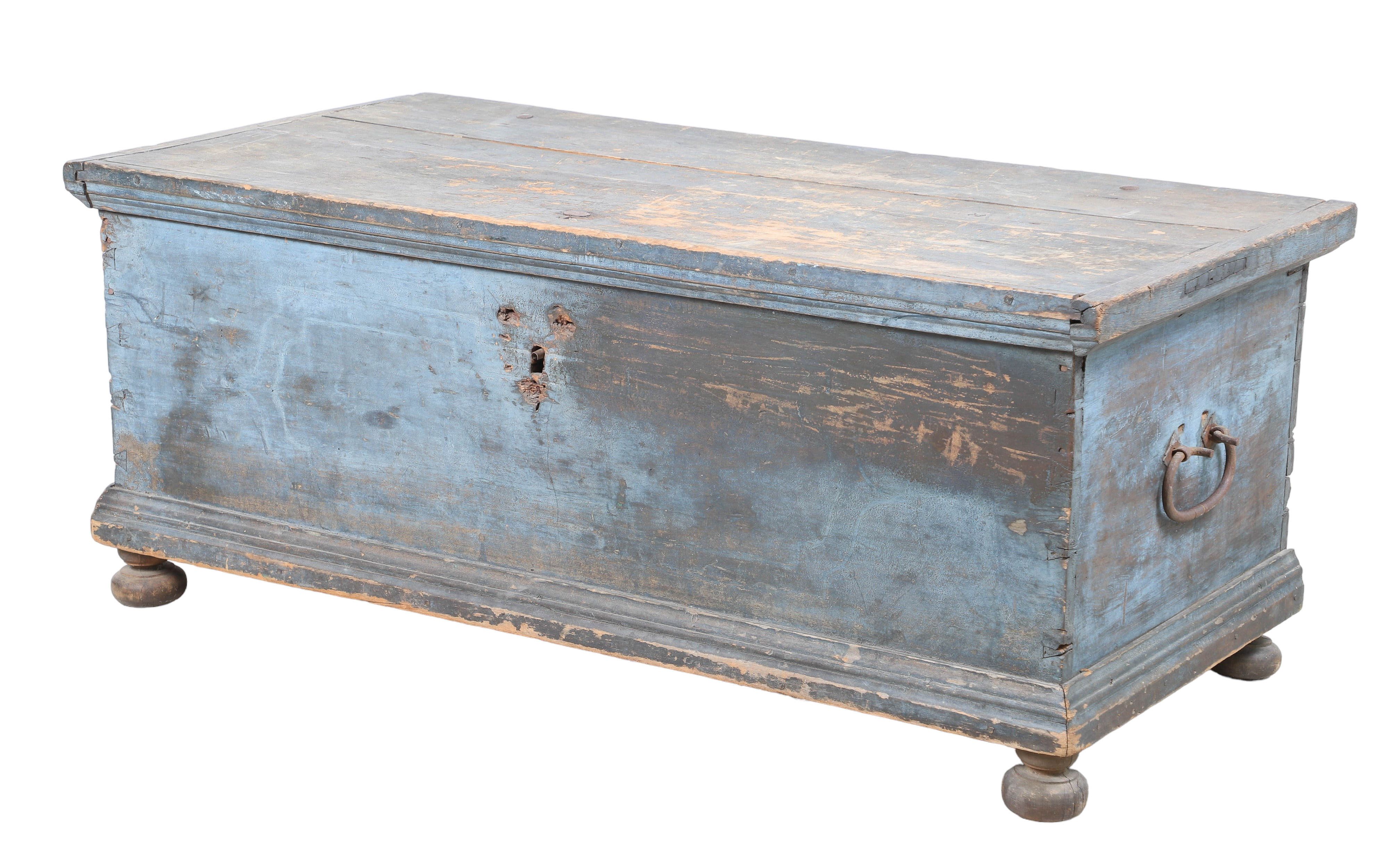 Dovetailed poplar blanket chest,