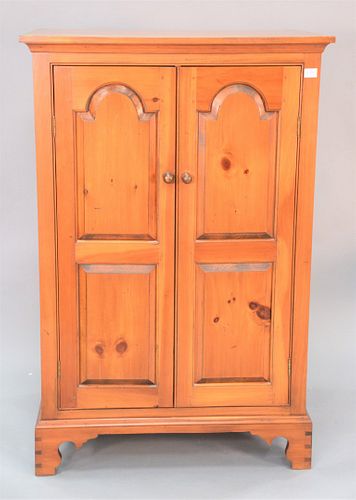 D.R. DIMES PINE TWO DOOR CABINET,