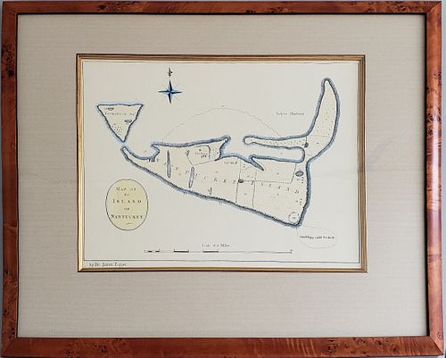 DR. JAMES TUPPER VINTAGE MAP OF