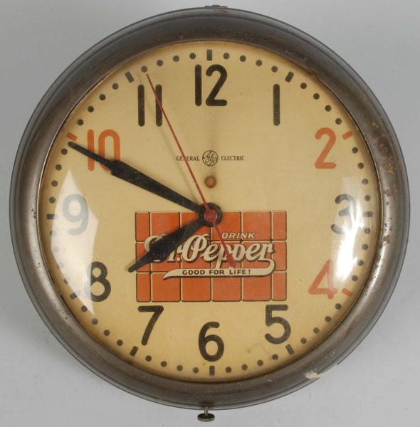 Dr. Pepper Electric Clock. 