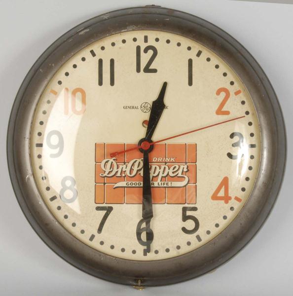 Dr. Pepper Electric Clock. 