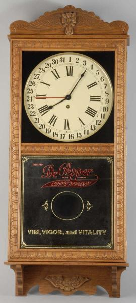 Dr. Pepper Reproduction Clock. 