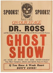 DR. ROSS. GHOST SHOW.Ross, Fau