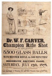 DR. W.F. CARVER, CHAMPION RIFL