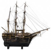 DRACO FOLK ART WHALING SHIP MO