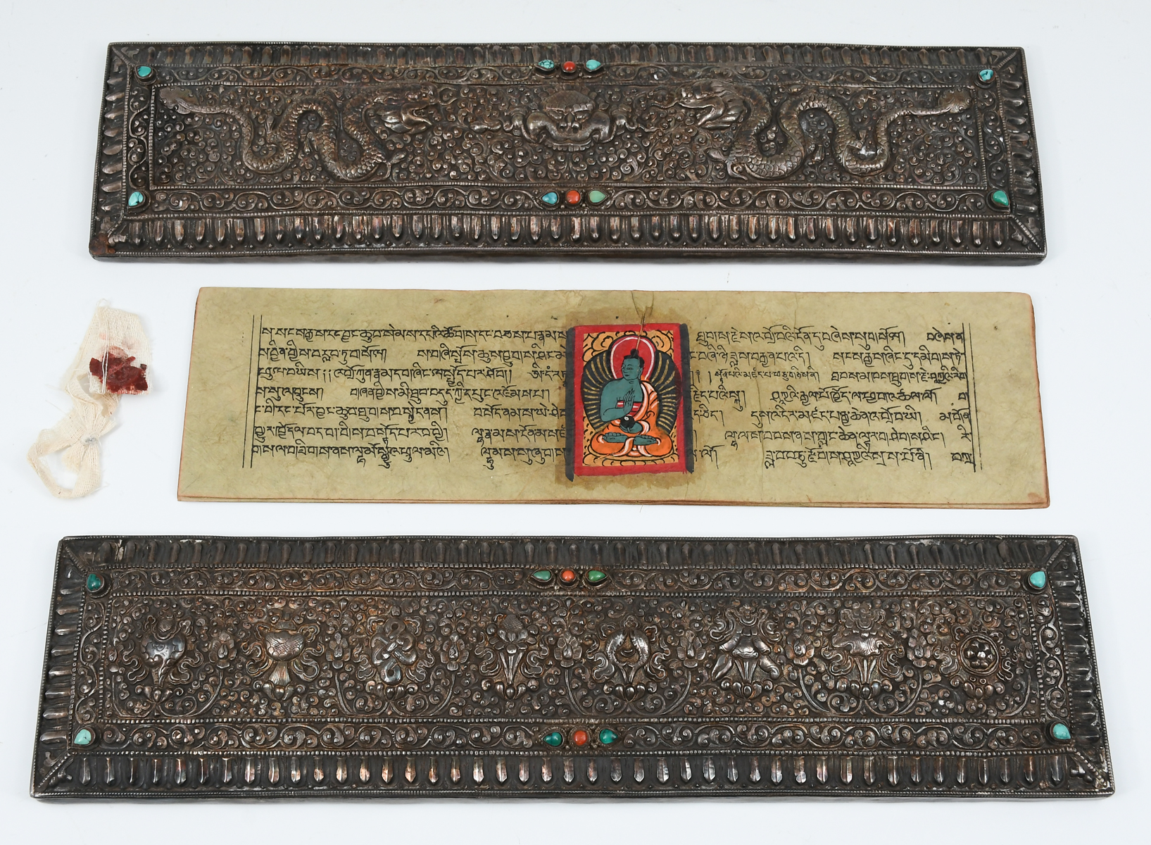 DRAGON EMBOSSED SILVER? BHUTANESE